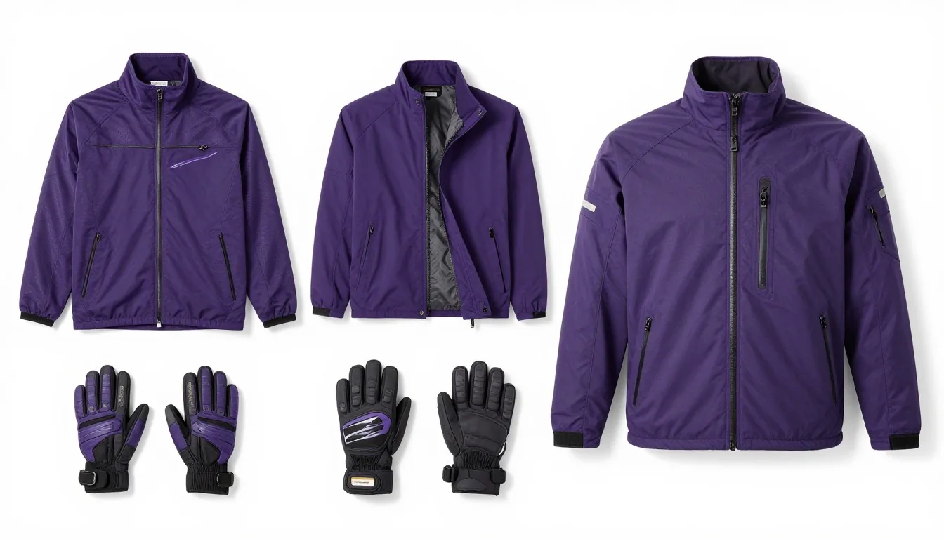 Équipement moto organisé par saison : été, mi-saison, hiver