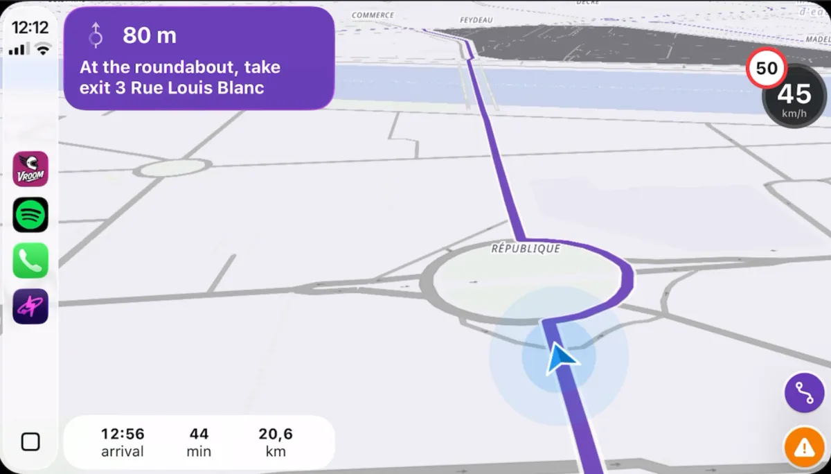 Vroom GPS - Apple CarPlay