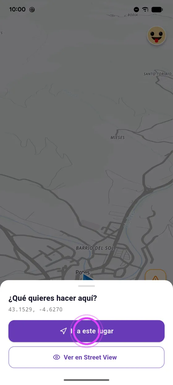 Ir allí