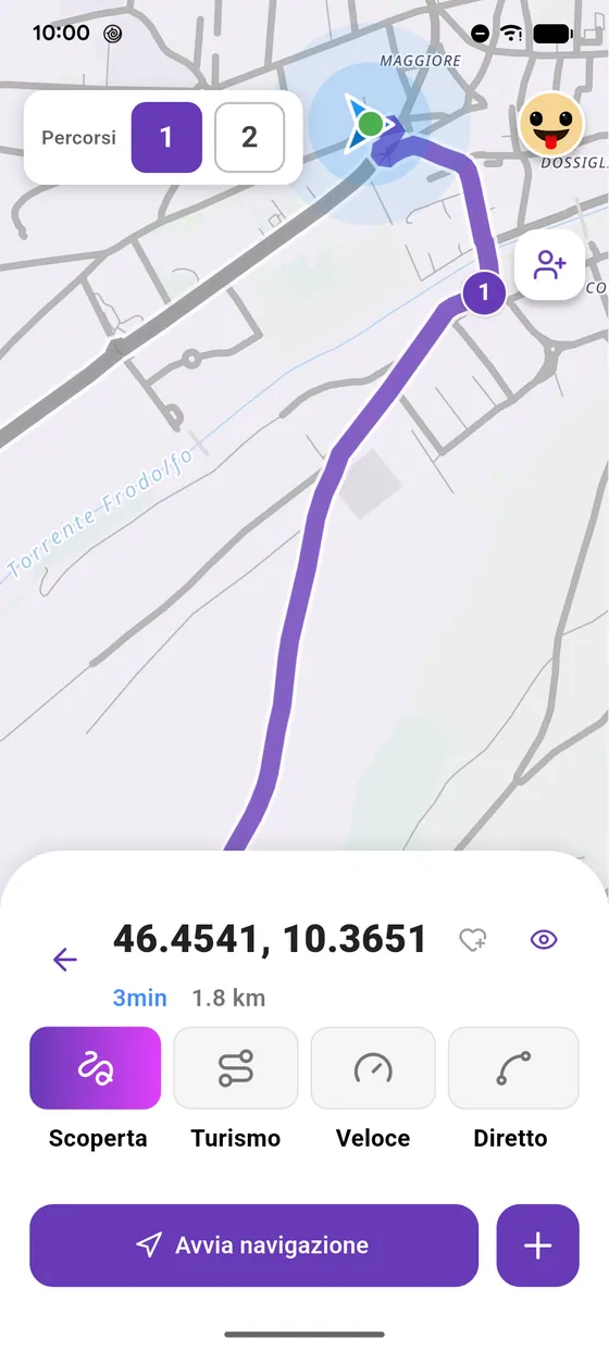 Il percorso è pronto