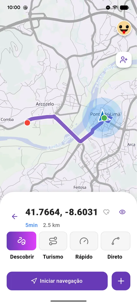 O percurso está pronto