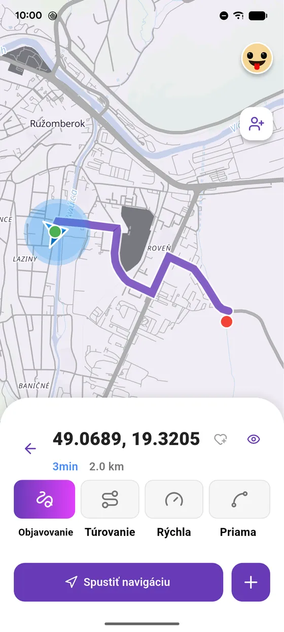 Trasa je pripravená