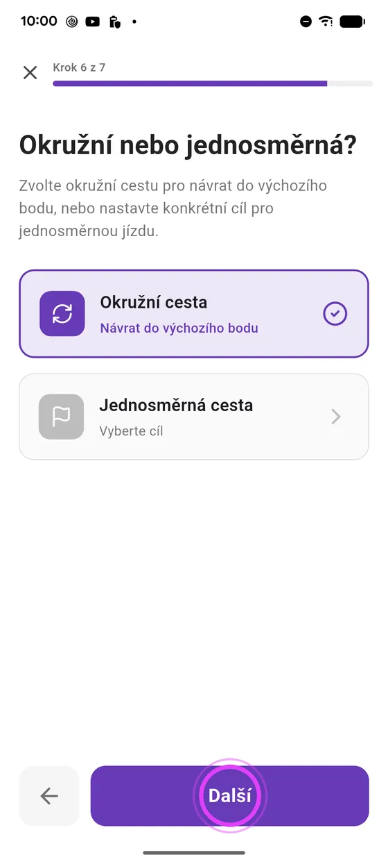 Rozpočet a typ cesty