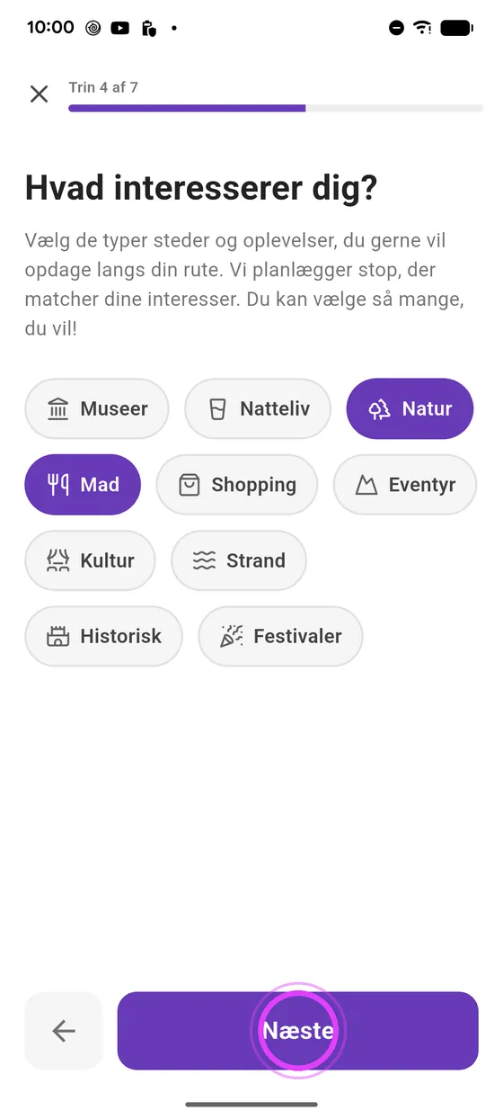 Køretid og interesser