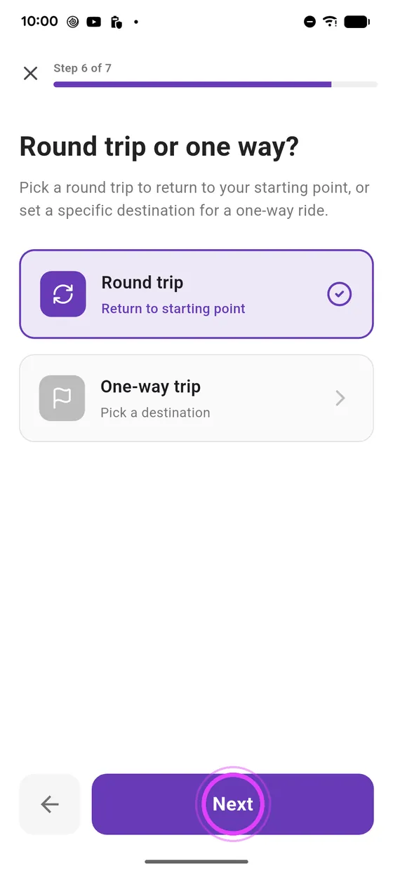 Budget and trip type