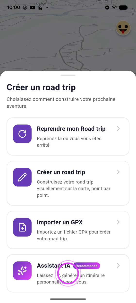 Ouvre l'assistant IA