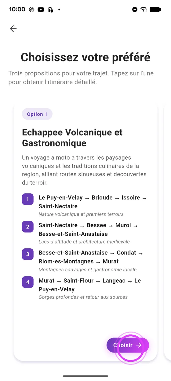 Choisis ta proposition