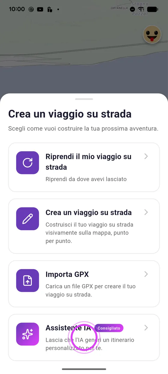 Apri l'assistente IA