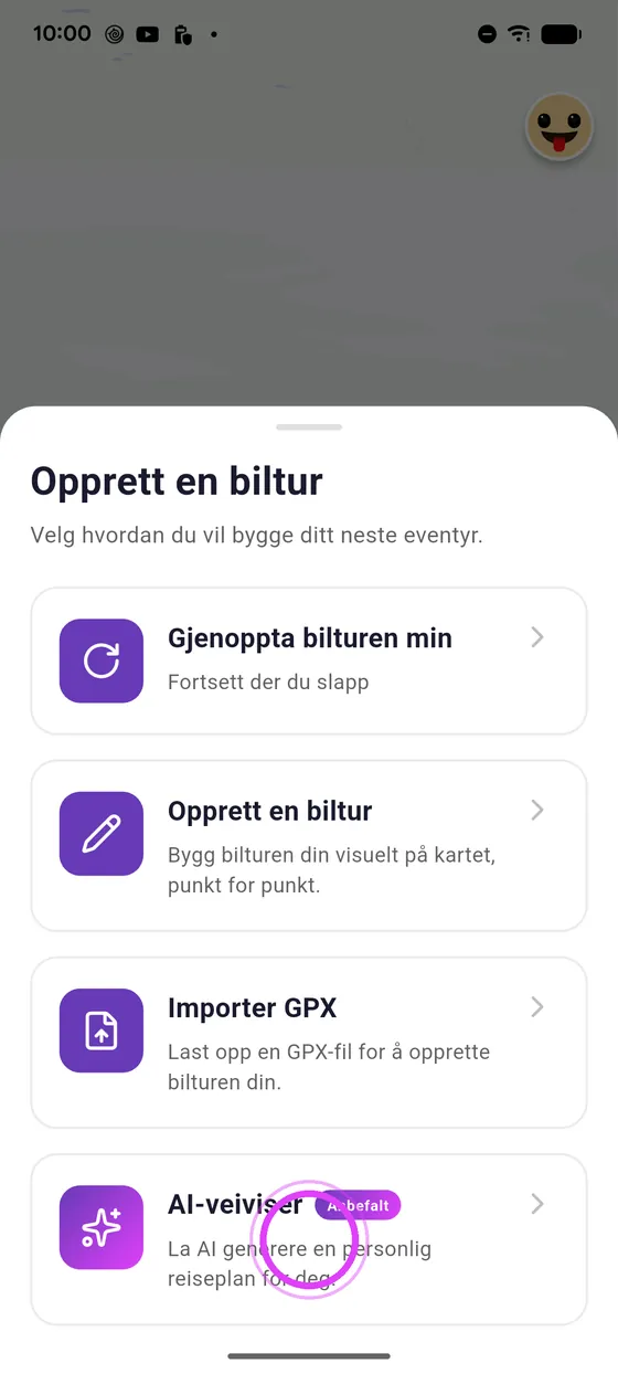 Åpne KI-veiviseren