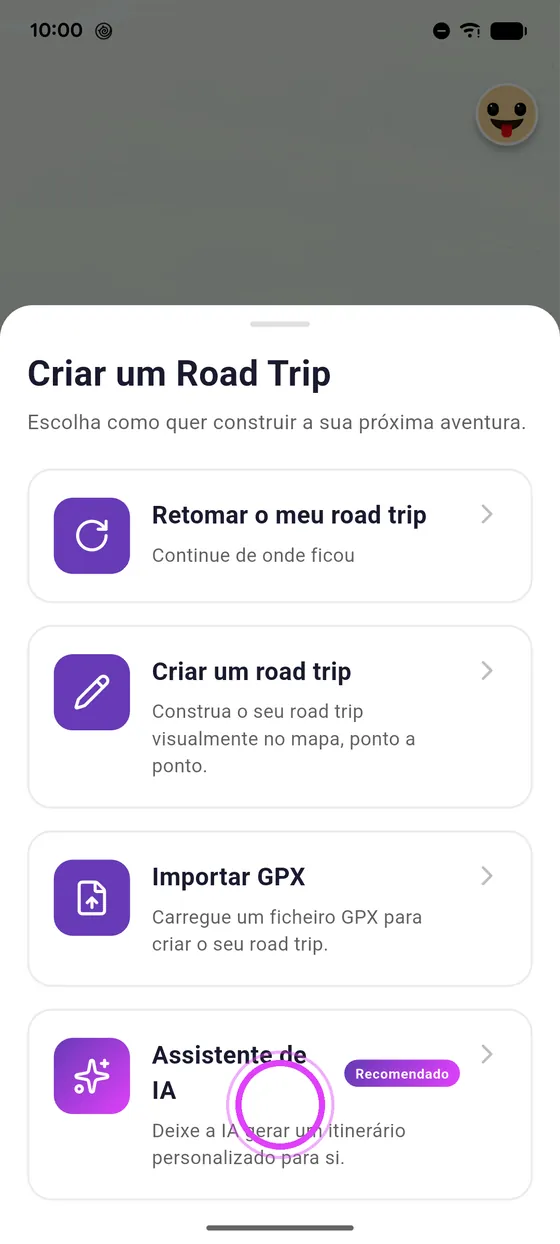 Abre o assistente de IA