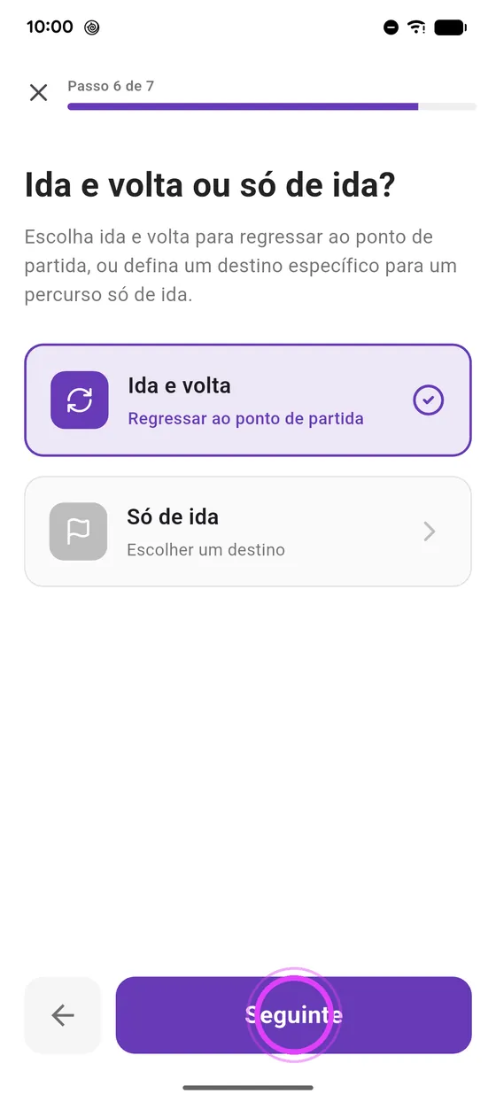 Orçamento e tipo de viagem