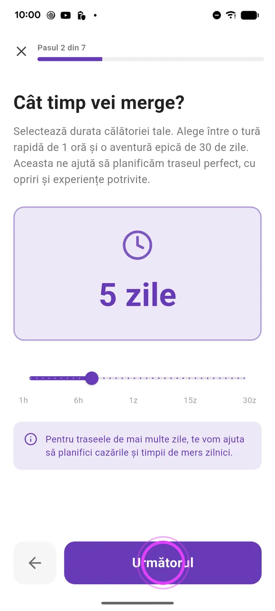 Plecare și durată