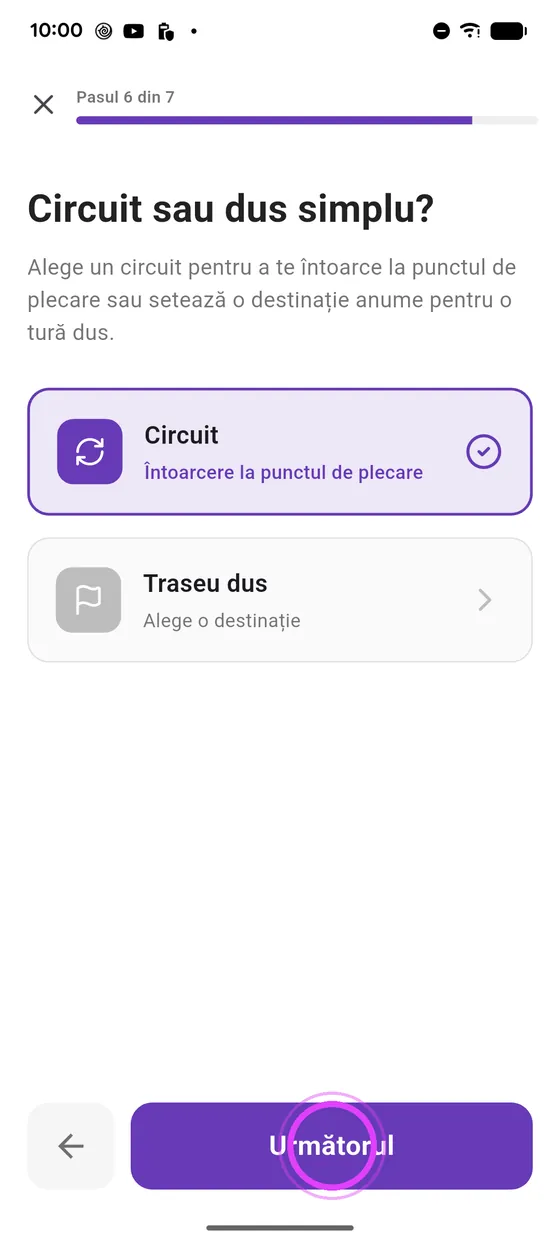 Buget și tip de traseu