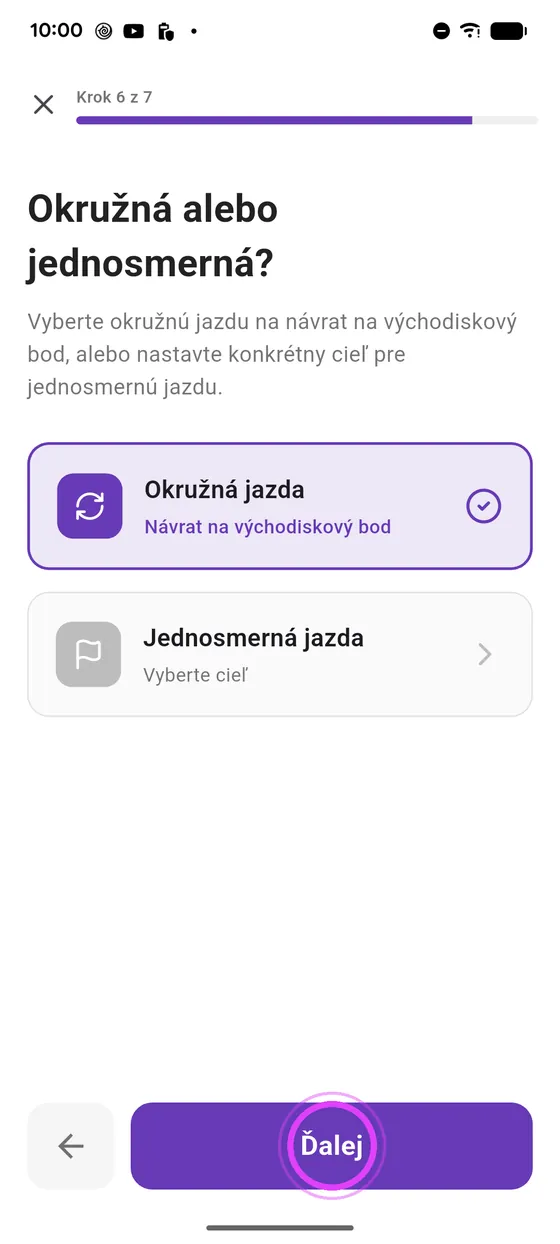 Rozpočet a typ cesty