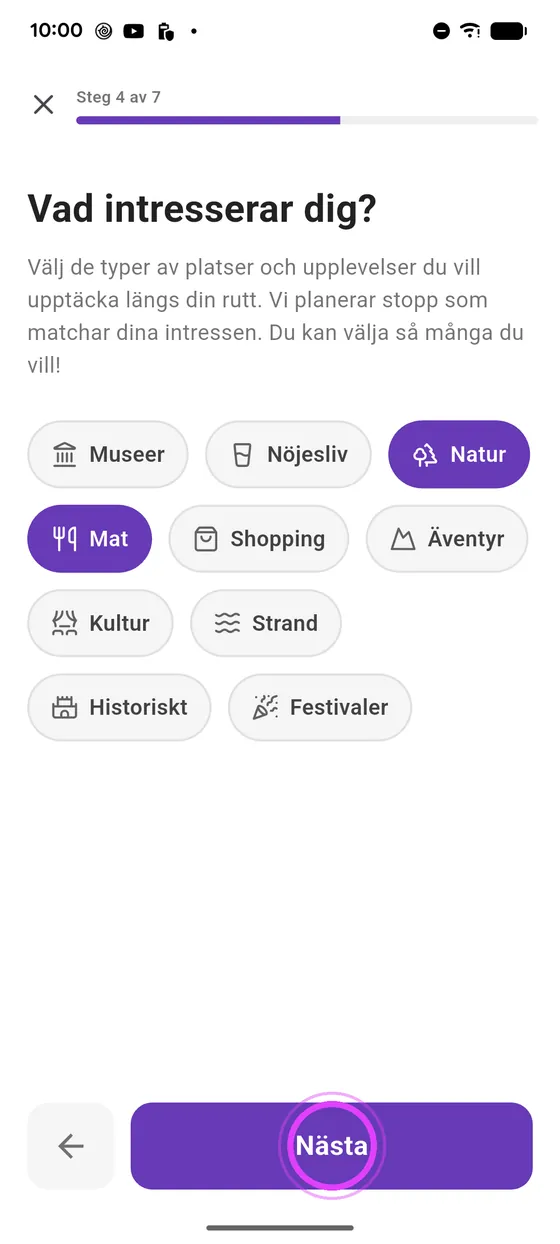 Körtid och intressen