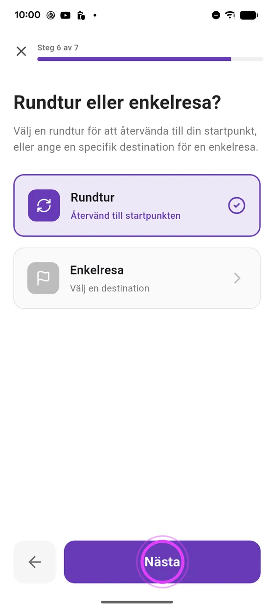 Budget och typ av resa
