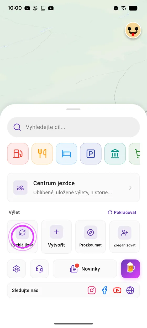 Otevři Rychlou jízdu