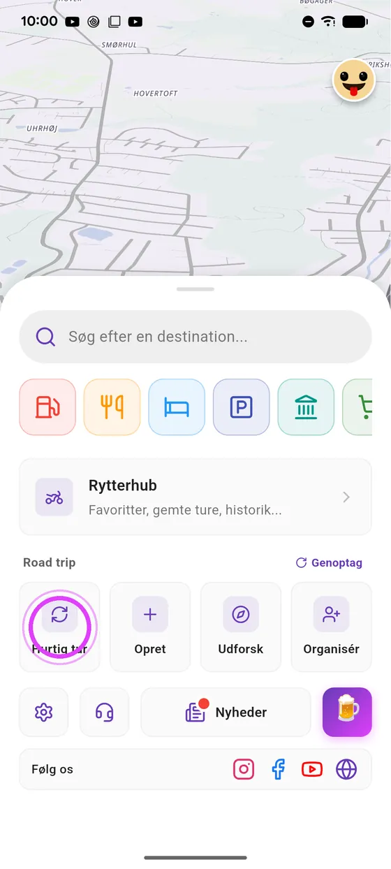 Åbn Hurtig tur