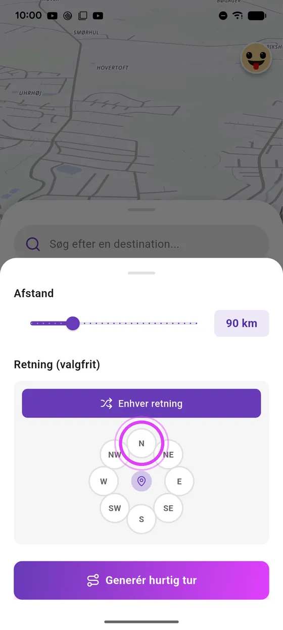Distance og retning
