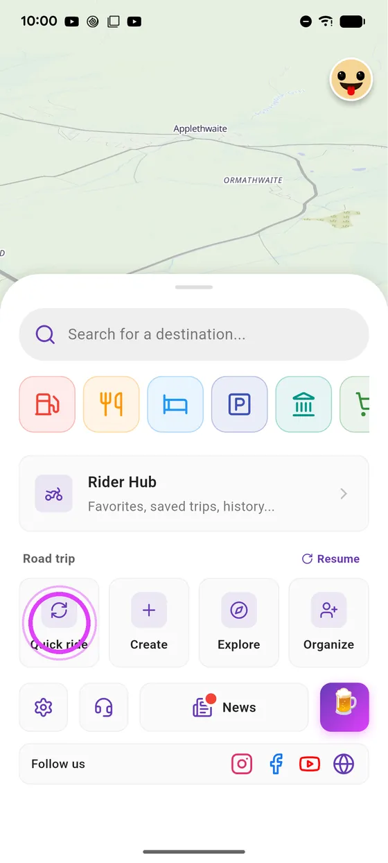 Open Quick ride