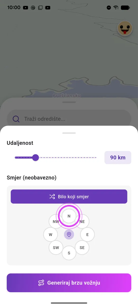 Udaljenost i smjer