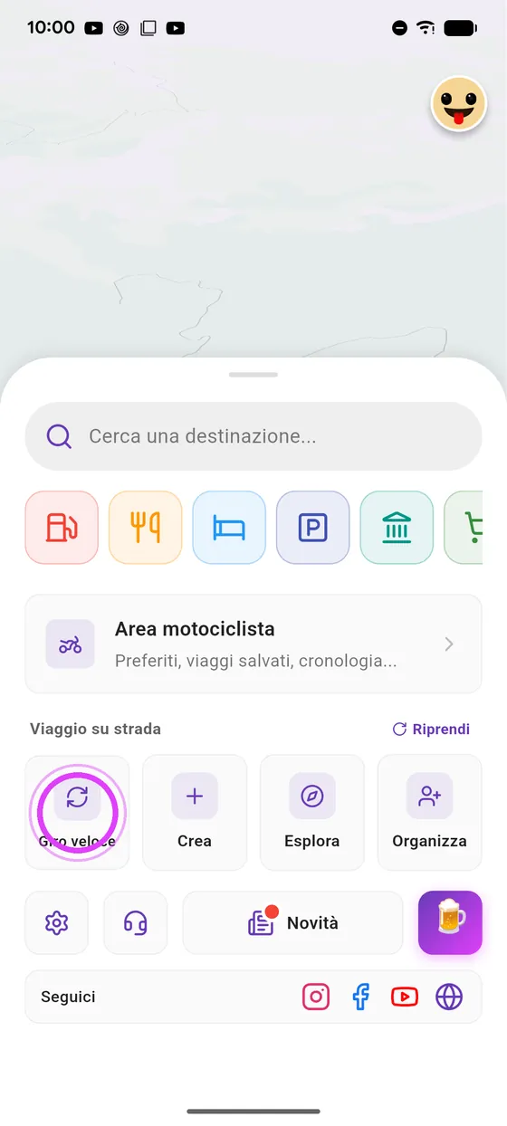 Apri Giro veloce