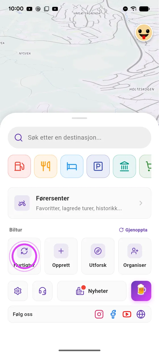 Åpne Hurtigtur