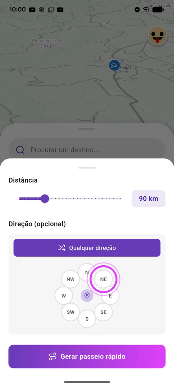 Distância e direção