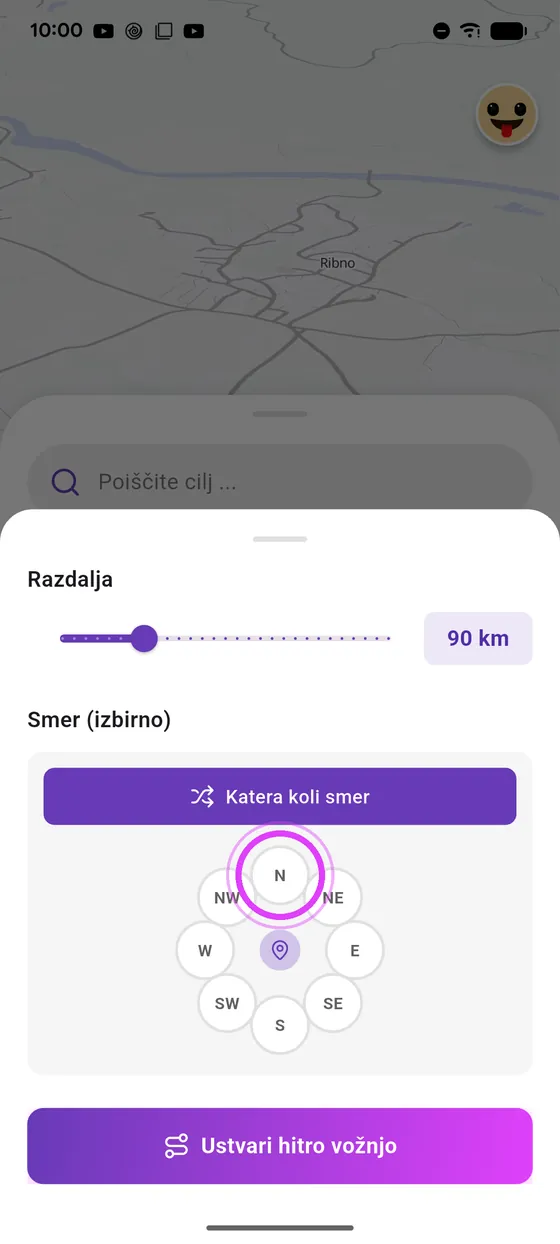 Razdalja in smer