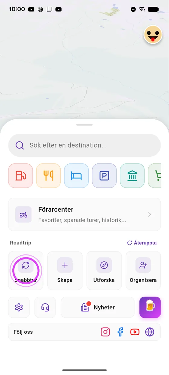 Öppna Snabbtur