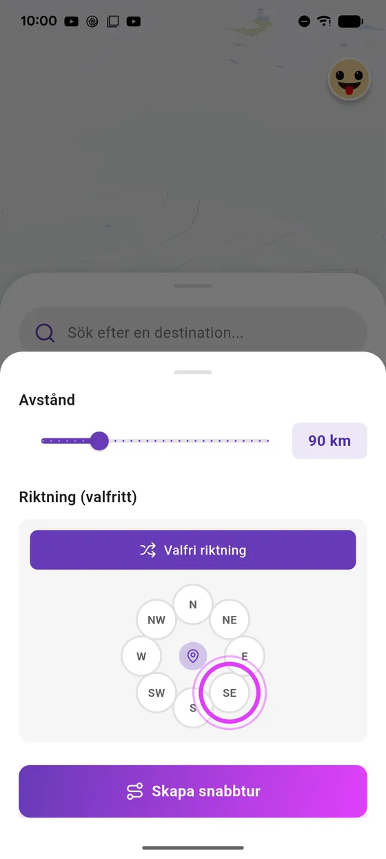 Distans och riktning