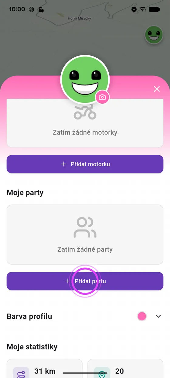 Otevři profil