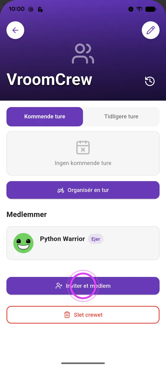 Inviter vennerne