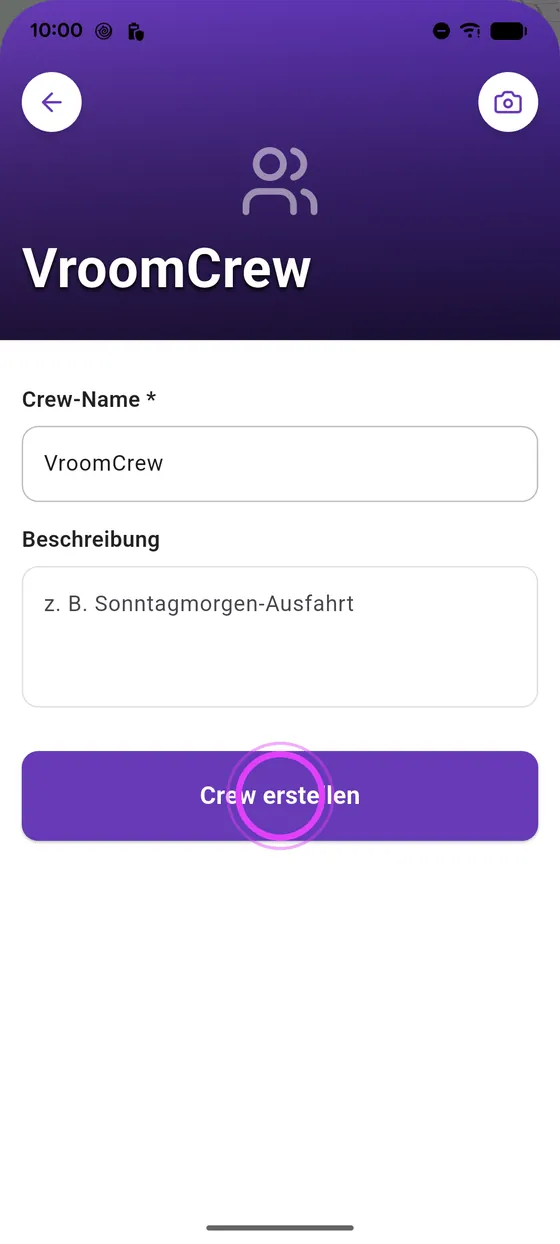 Crew erstellen