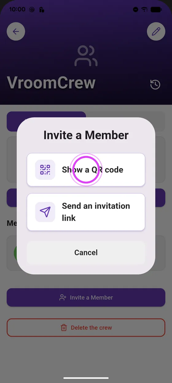 The QR code
