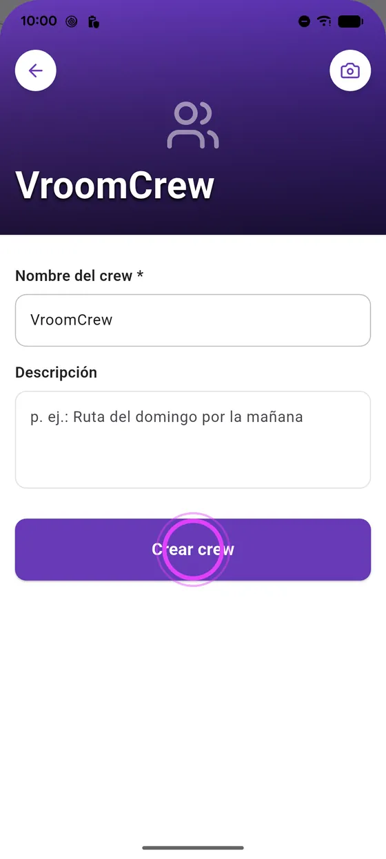 Crea el crew