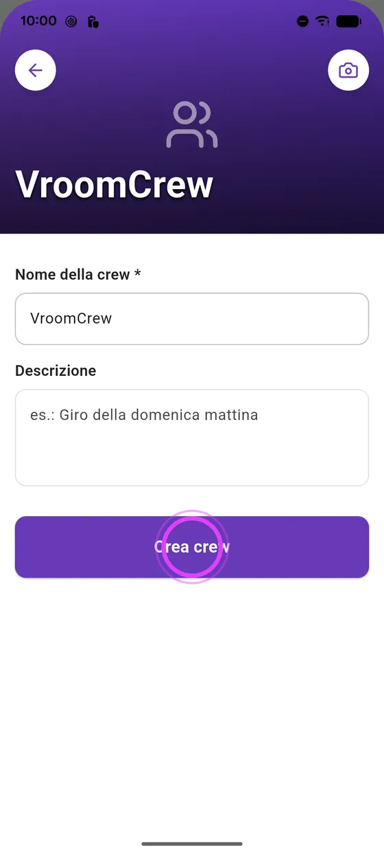 Crea la crew