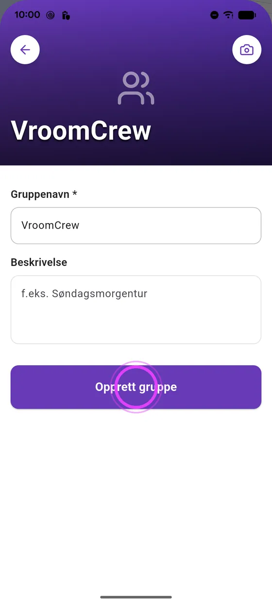 Opprett gruppen