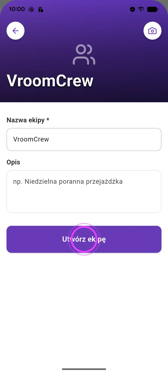 Utwórz ekipę