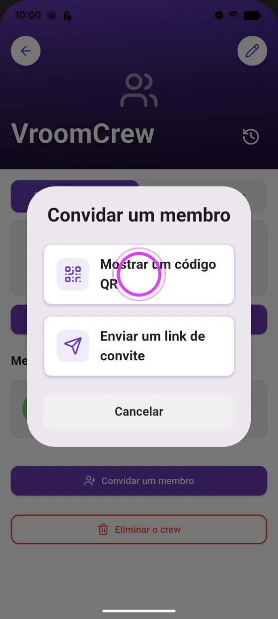 O código QR
