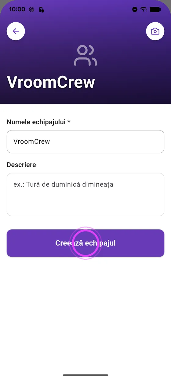 Creează echipajul