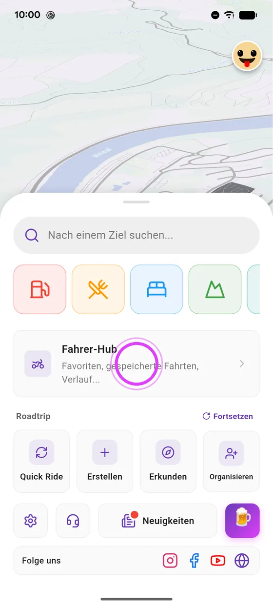 Der Fahrer-Hub