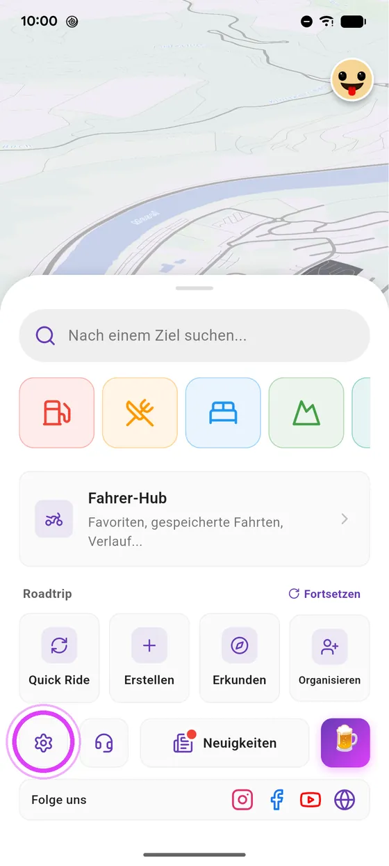 Einstellungen und News