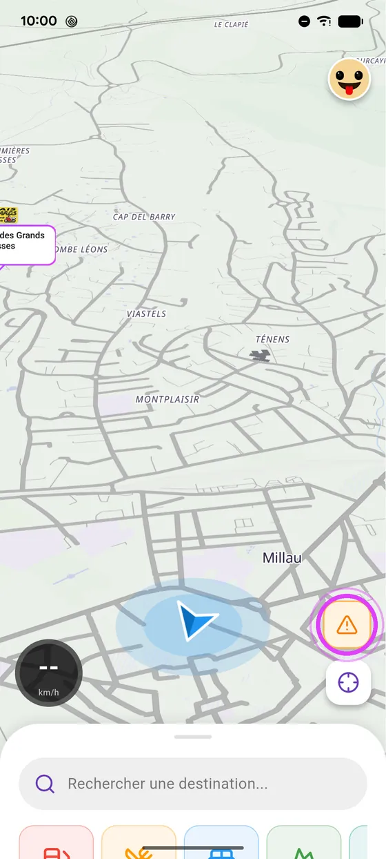 Sur la carte