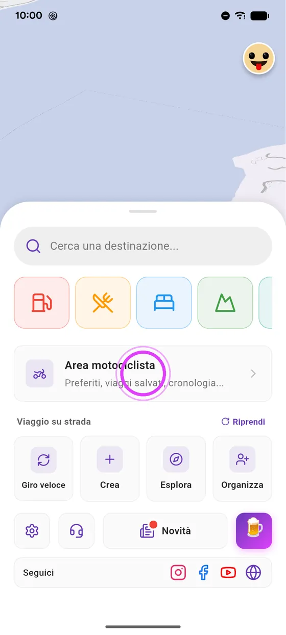 L'Area motociclista