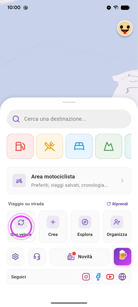 Guidare e preparare