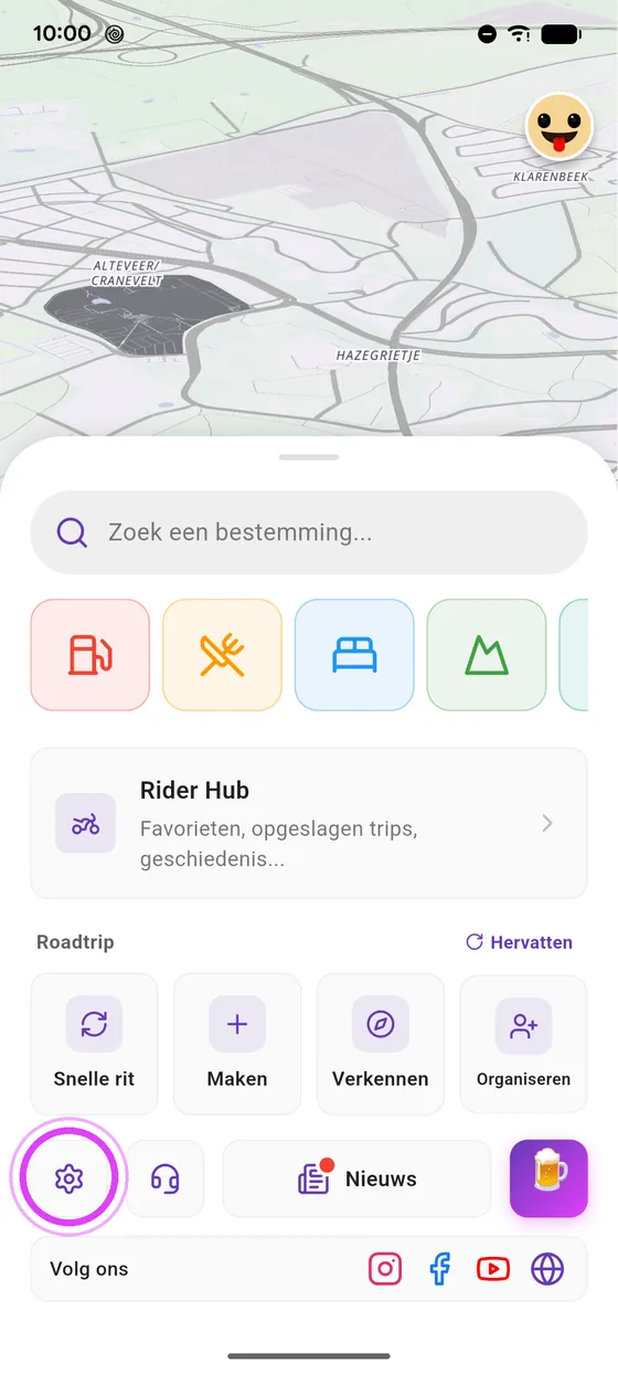 Instellingen en nieuws