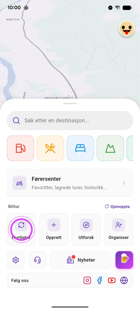 Kjør og planlegg