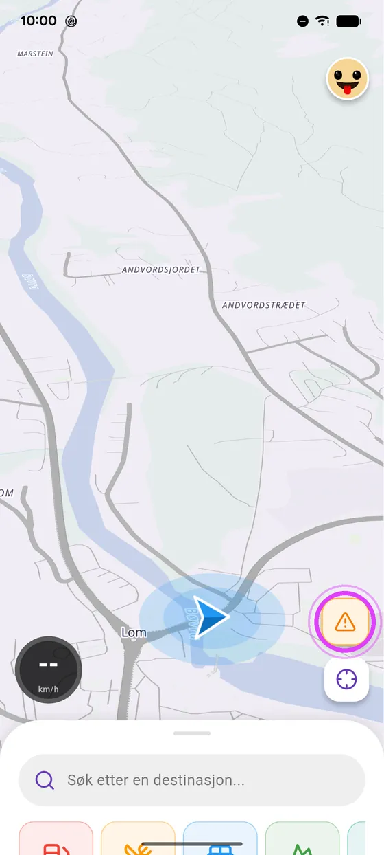 På kartet