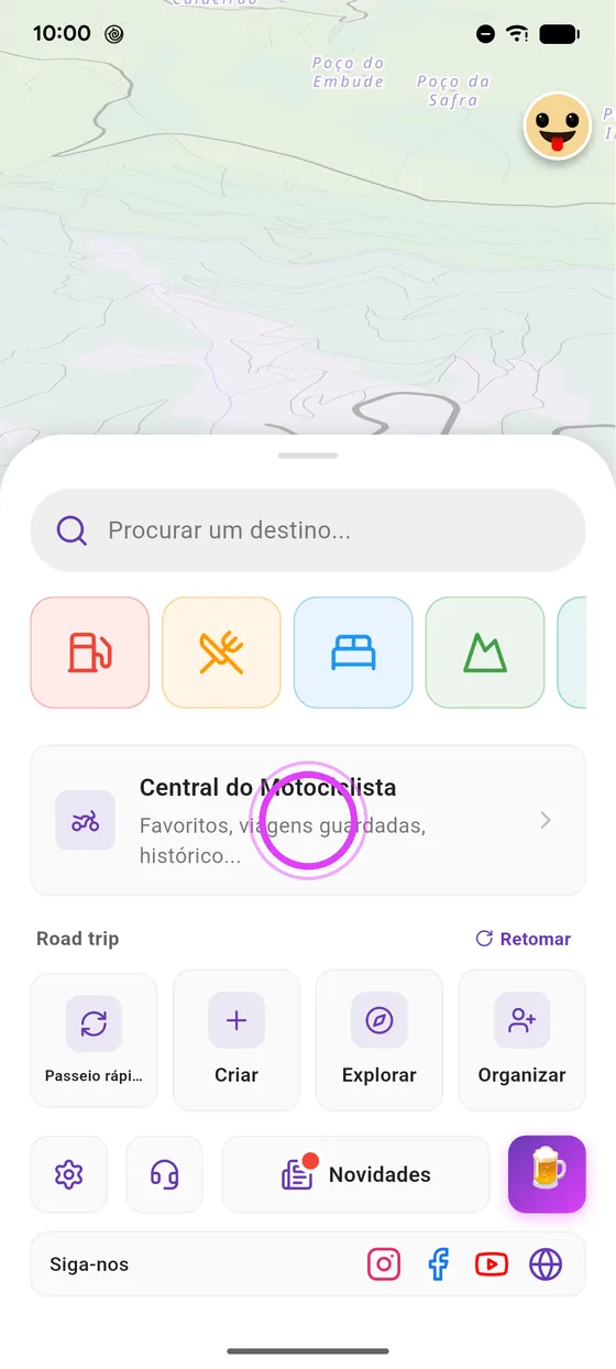 A Central do Motociclista